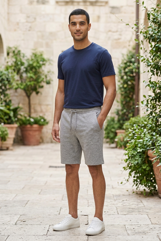 Grey Performance Lycra Shorts for Men