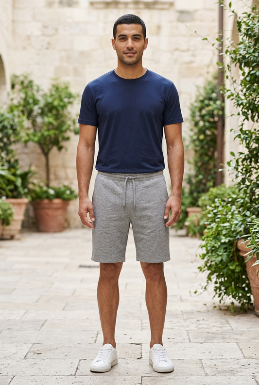 Grey Performance Lycra Shorts for Men
