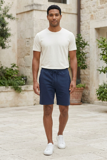 Navy Lycra Shorts for Men