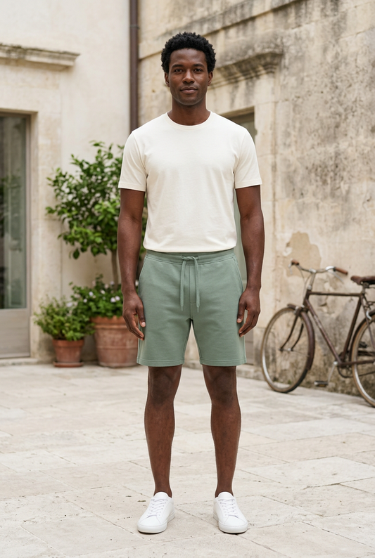 Green Lycra Shorts for Men